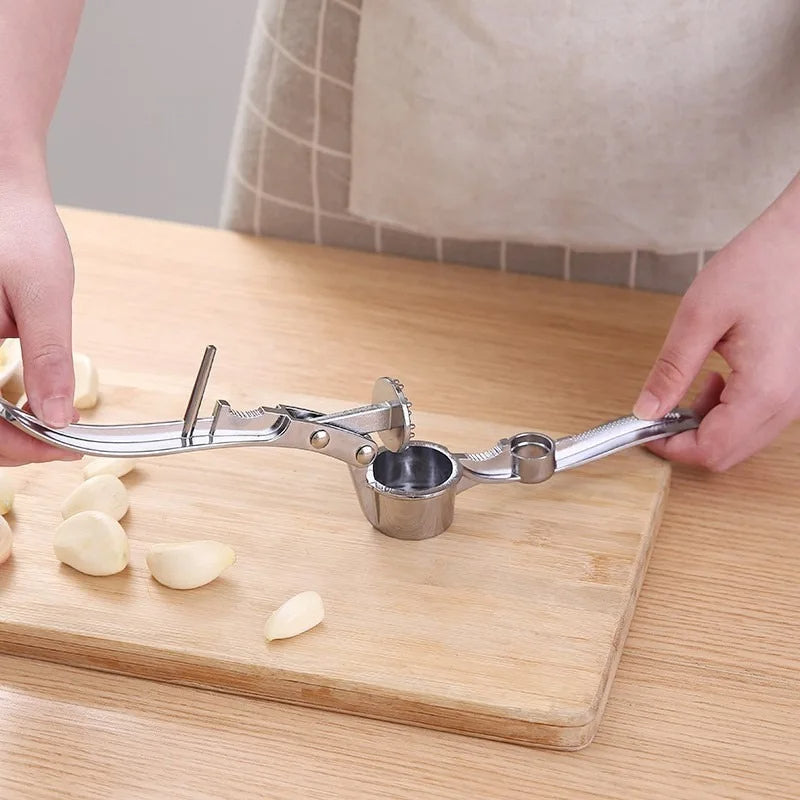 Edelstahl Knoblauch-Rocker – Küchenhelfer Deluxe