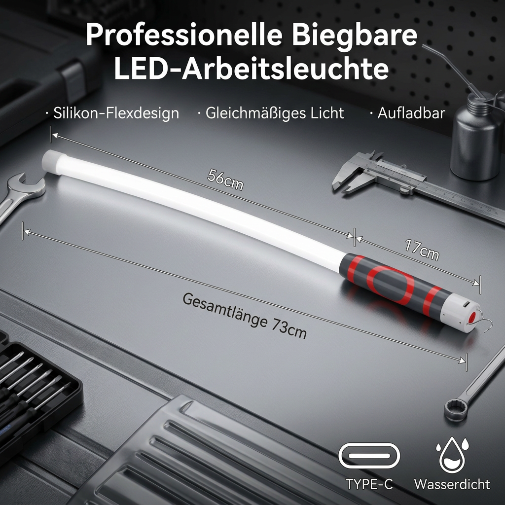 Biegbare LED-Arbeitsleuchte