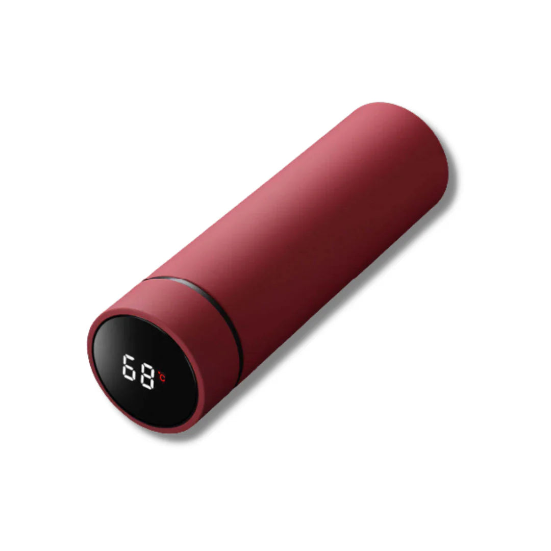 Smarte Isolierflasche mit LED-Temperaturanzeige – HeatGuard