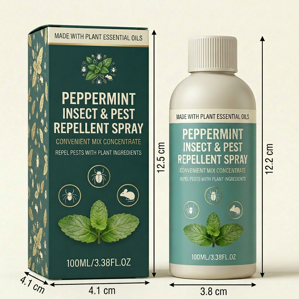 Pfefferminzöl-Insekten- & Schädlingsabwehrspray – Für Haus & Garten