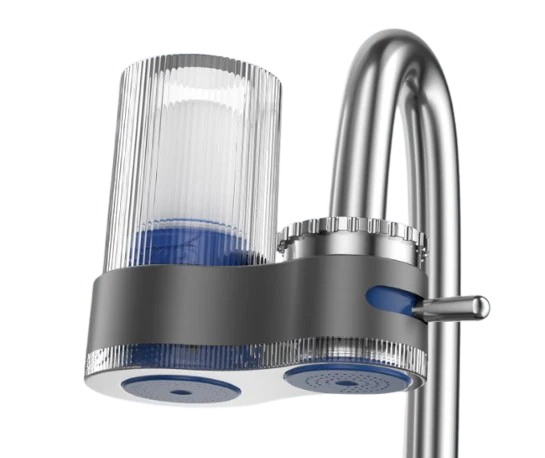 Kristallklar Wasserhahnfilter