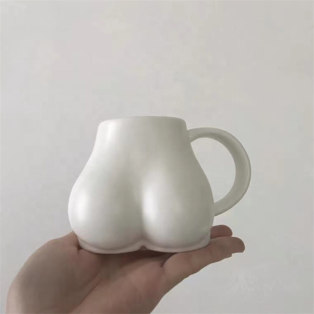 Kaffe Tasse mit Weiblichen Rundungen