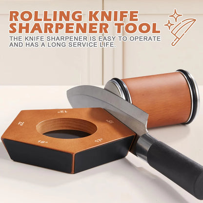 RollSchliff Pro – Manueller Diamant-Messerschärfer