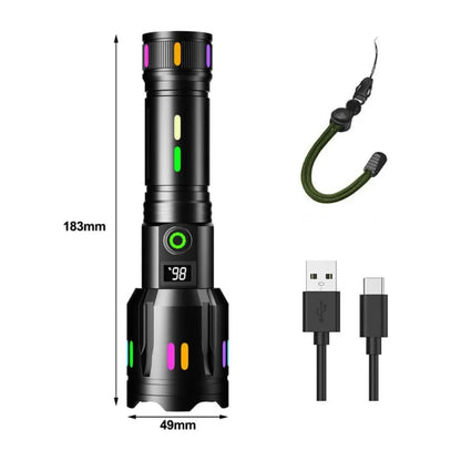 UltraBright Pro - Taktische LED-Taschenlampe