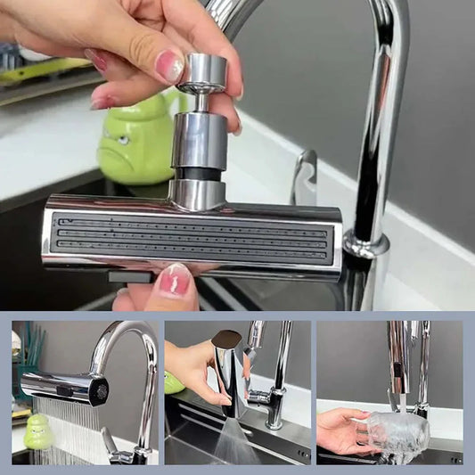 Wassersparender Wasserhahnaufsatz – AquaFlow