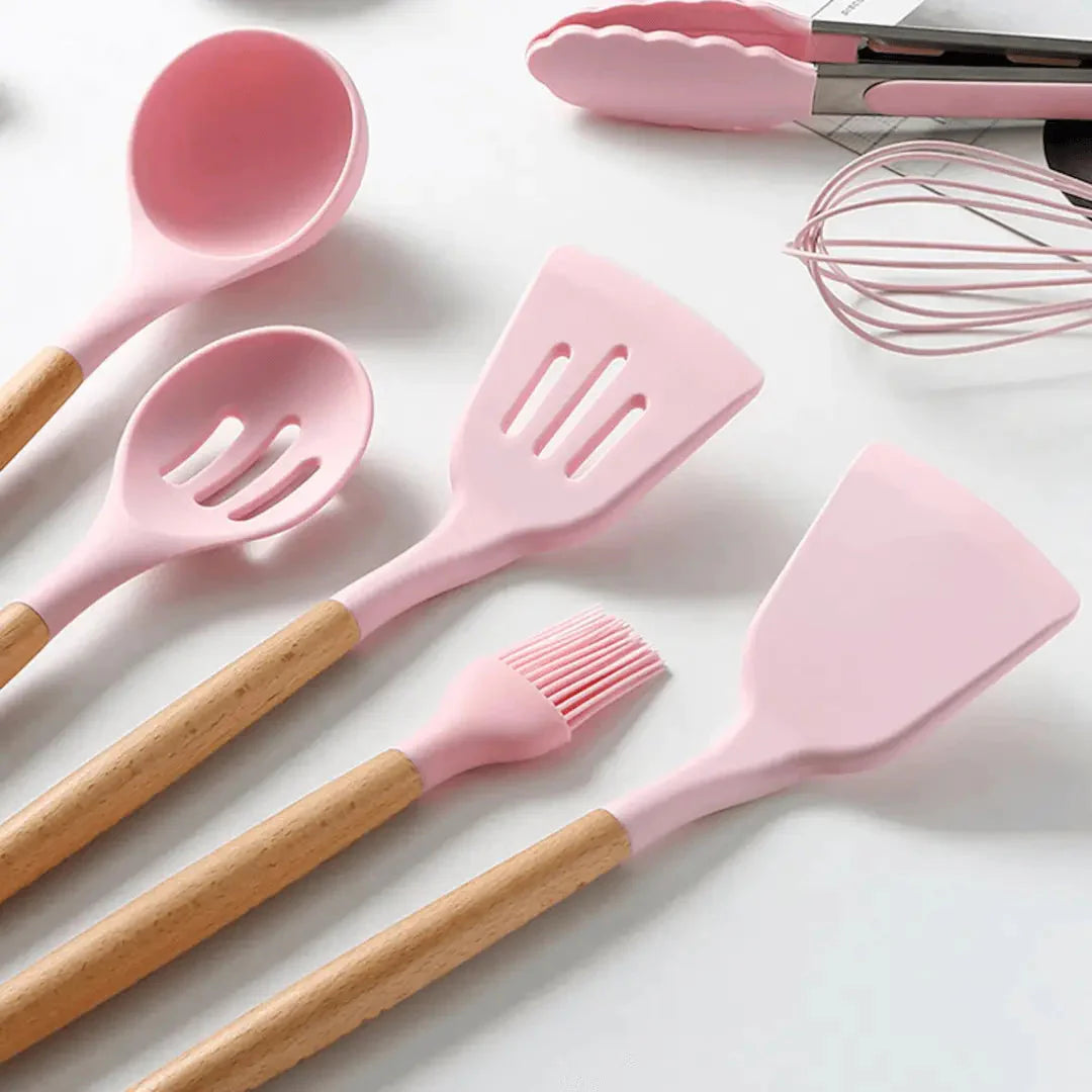12-teiliges Silikon Küchenhelfer Set – KüchenMeister