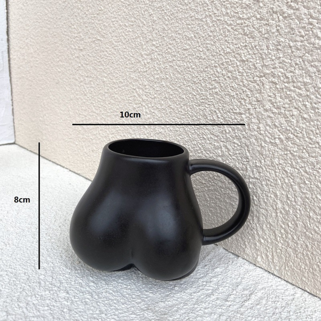 Kaffe Tasse mit Weiblichen Rundungen