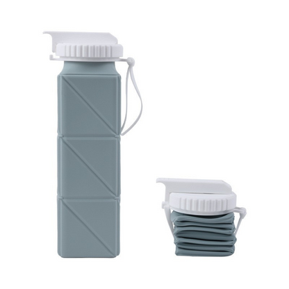 Praktische Faltbare Silikon Flasche für Unterwegs