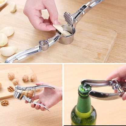 Edelstahl Knoblauch-Rocker – Küchenhelfer Deluxe