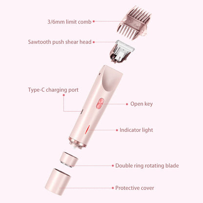 Sanfter Elektrischer Haartrimmer für Frauen