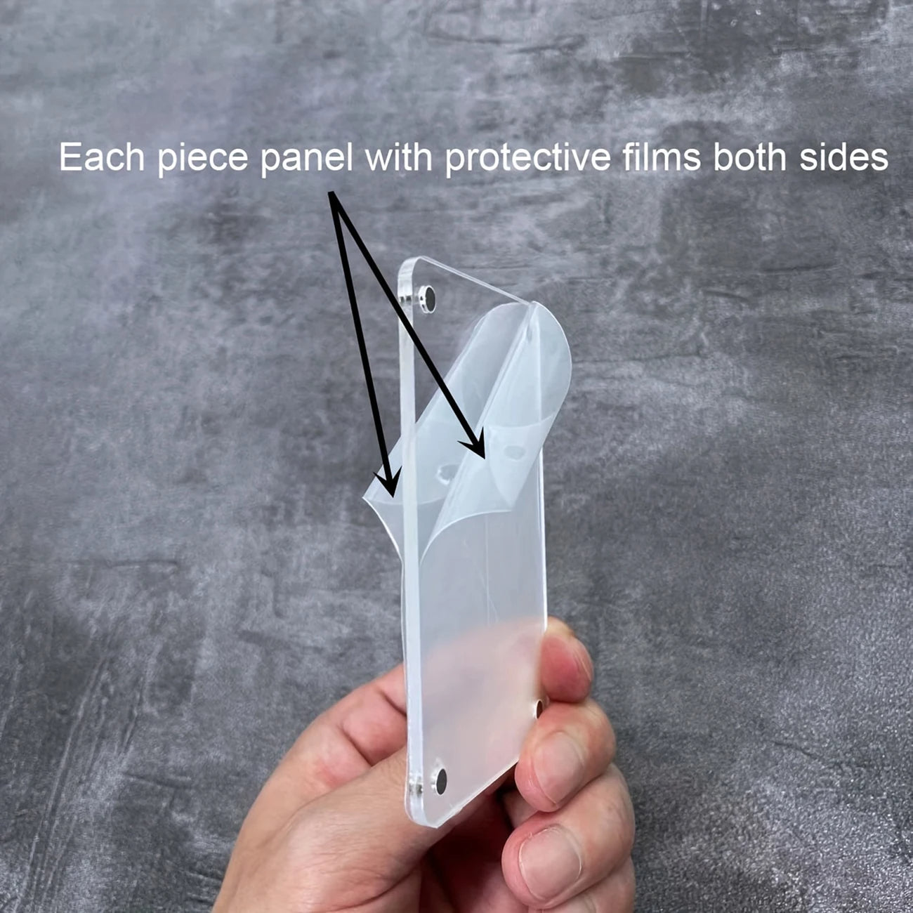 Magnetische Acryl Foto Rahmen 5er Set