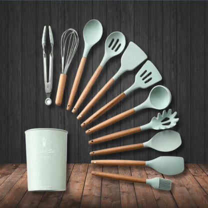 12-teiliges Silikon Küchenhelfer Set – KüchenMeister