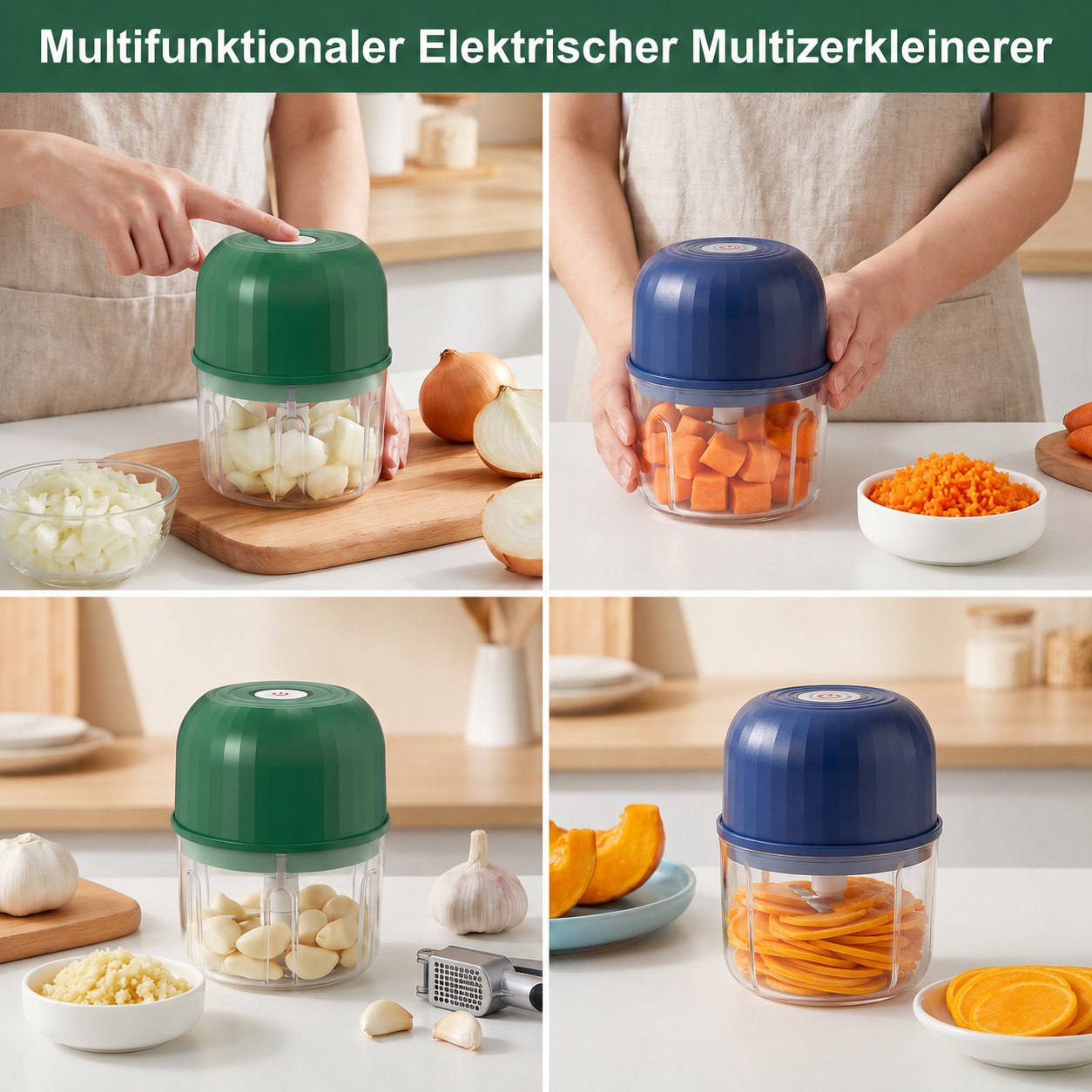 Multifunktionaler elektrischer Multizerkleinerer