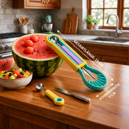 3-in-1 Obstschnitz- und Kugelausstecher-Set