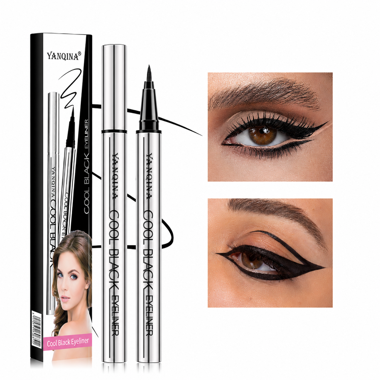Ultrapräziser, wasserfester Flüssig-Eyeliner-Stift