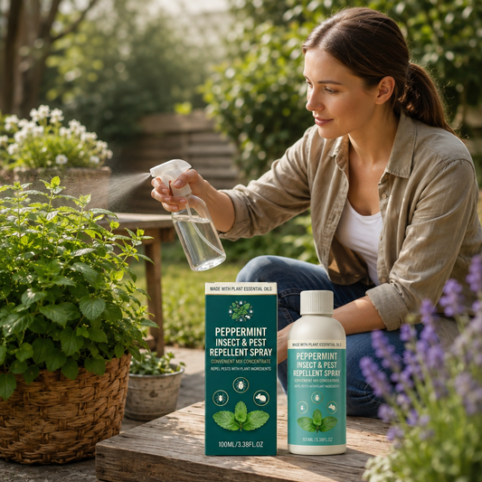 Pfefferminzöl-Insekten- & Schädlingsabwehrspray – Für Haus & Garten