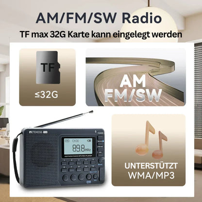 Tragbares Mini-Radio – SoundWave