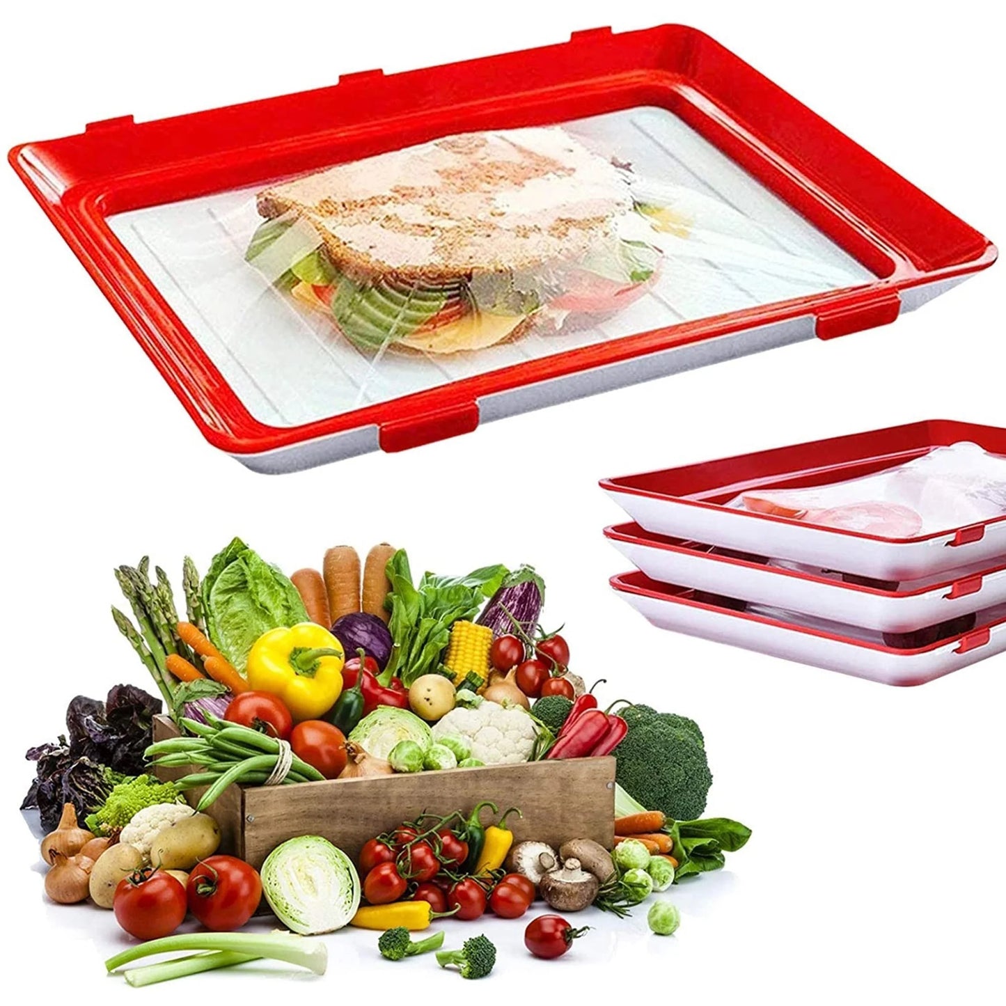 Frischhalte-Tray mit Versiegelung