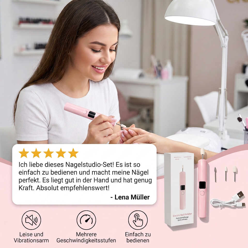 Professionelles elektrisches Nagelfräser-Set