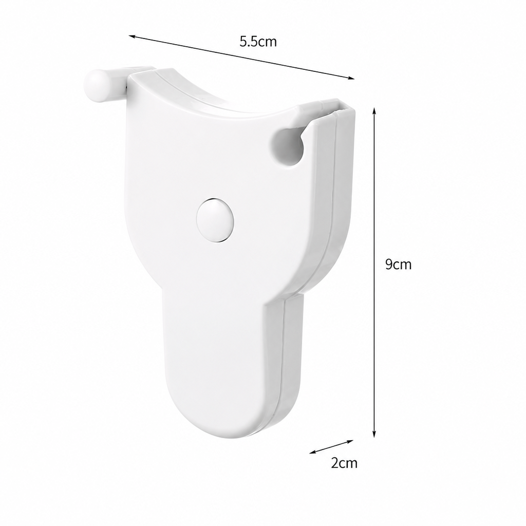 Einziehbares 3D-Körpermaßband für Taille, Hüfte, Brust & Arme