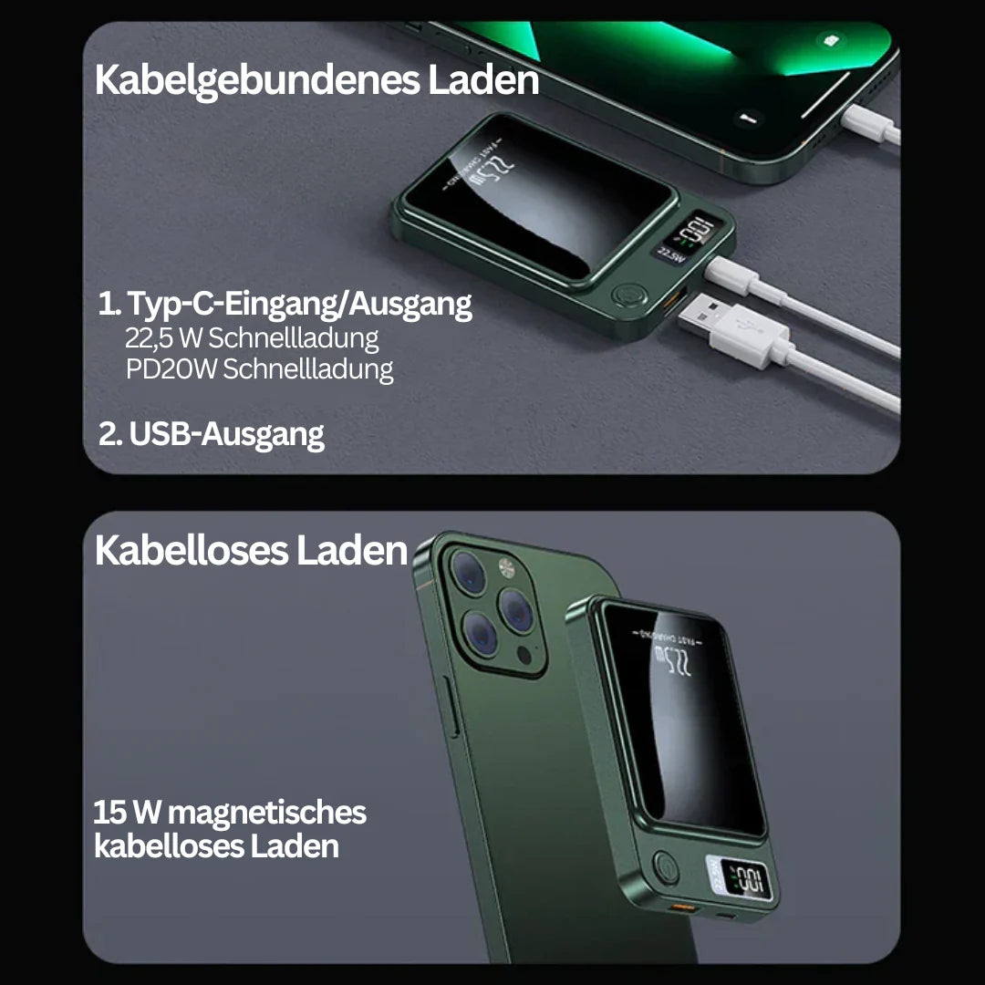 Magnetische Mini-Powerbank