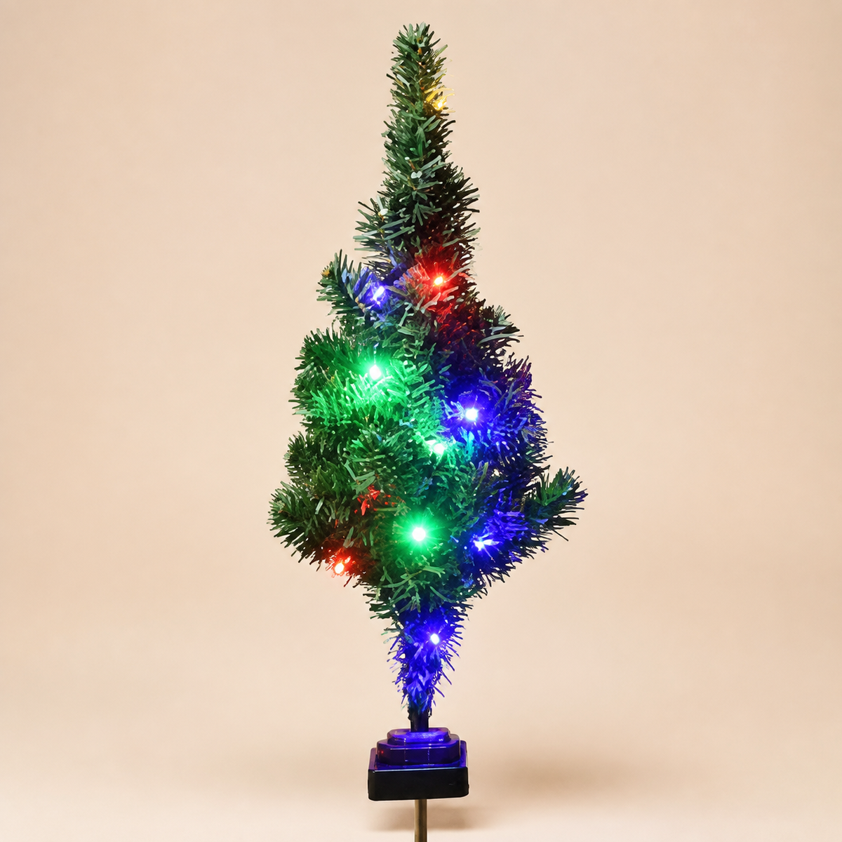 Solar-Weihnachtsbaum-Stecklichter mit mehrfarbigen LEDs