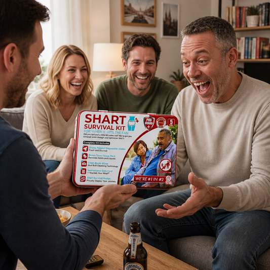 Lustiges „Shart Survival Kit“ – Ultimatives Scherzgeschenk-Set für peinliche Toilettenmomente