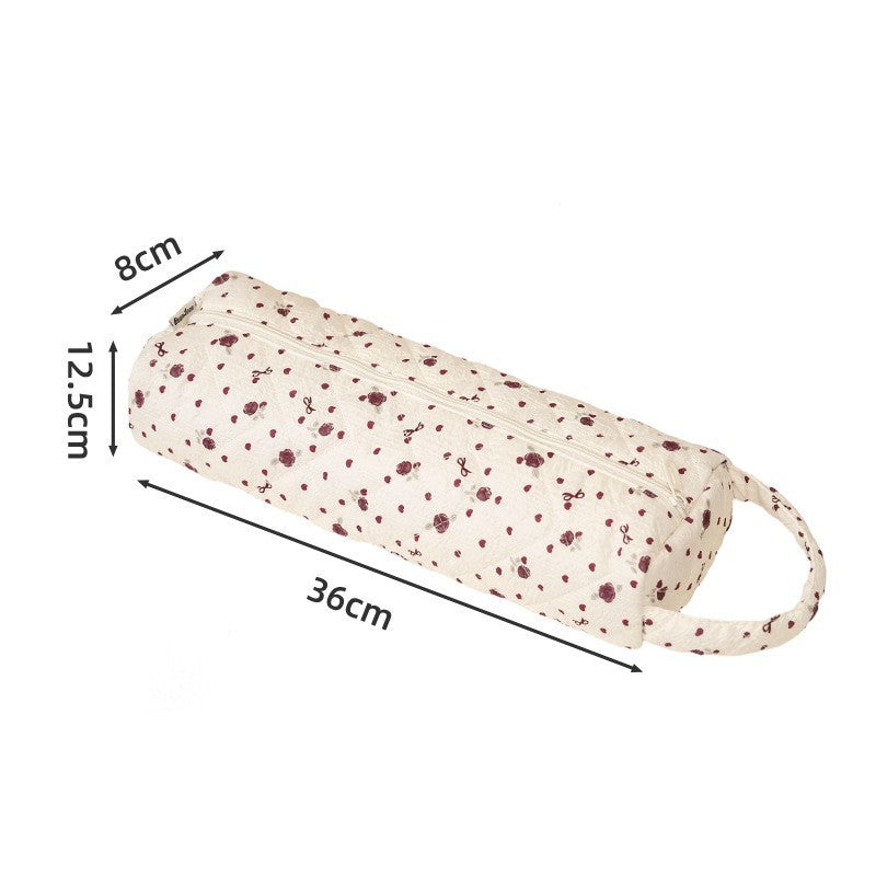Gesteppte multifunktionale Reisetasche – Geräumiger Organizer für Toilettenartikel & Make-up mit Tragegriff