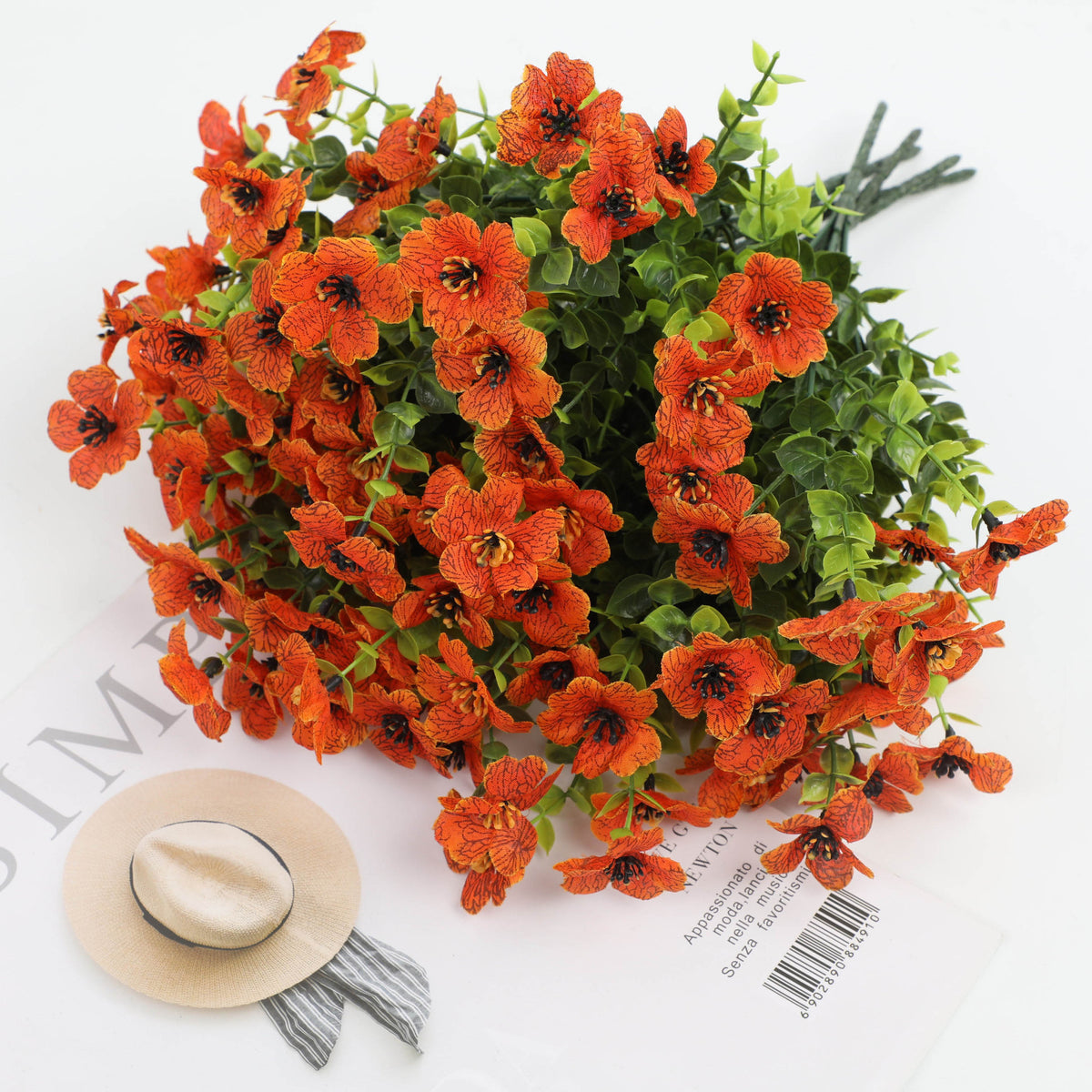 UV-beständiges künstliches Herbstblumenstrauß-Set