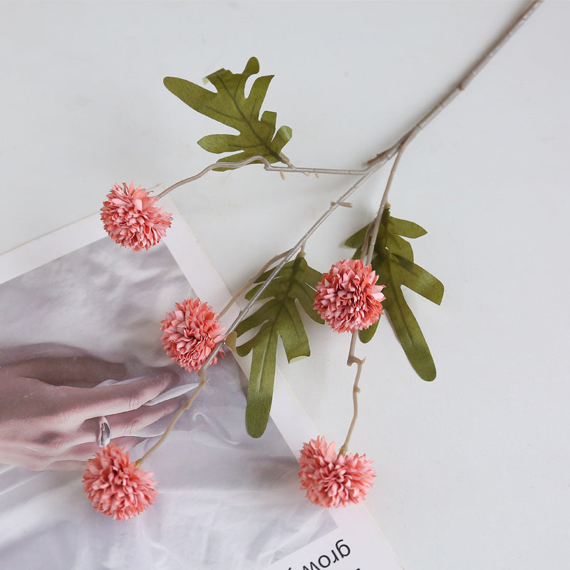Künstliches Blumenarrangement mit Chrysanthemen & Eukalyptus