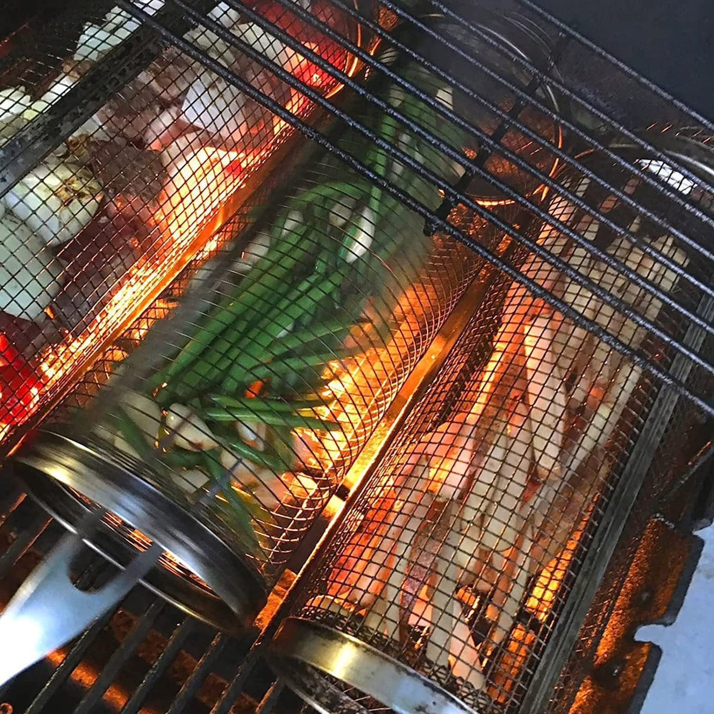 Praktische Grill Körbe aus Metall