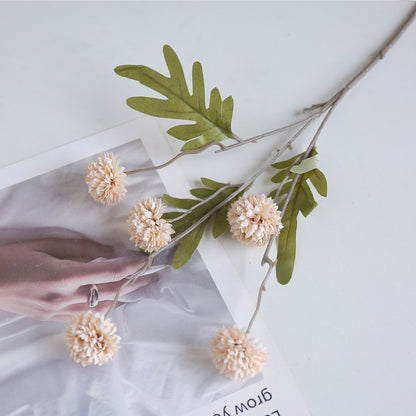 Künstliches Blumenarrangement mit Chrysanthemen & Eukalyptus