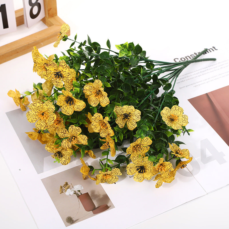 UV-beständiges künstliches Herbstblumenstrauß-Set