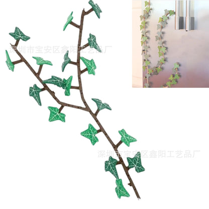 Factory ivy fridge magnet with articulating stems 3D ivy fridge magnet