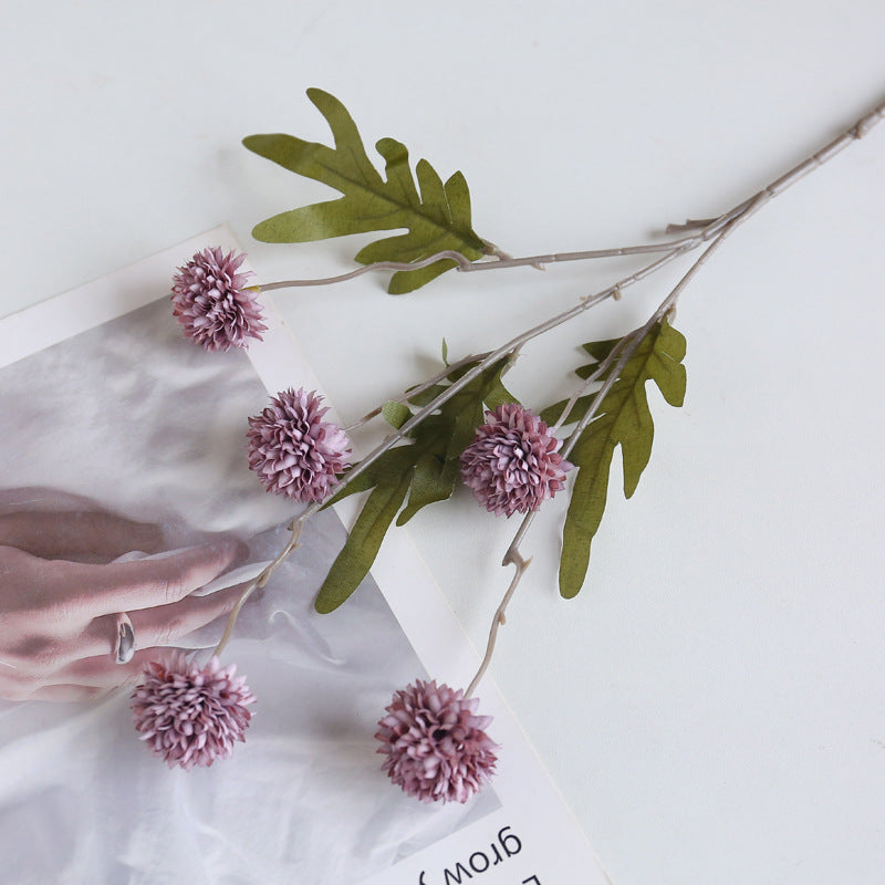 Künstliches Blumenarrangement mit Chrysanthemen & Eukalyptus