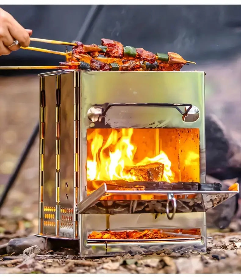 Mobiler Outdoor Campingofen