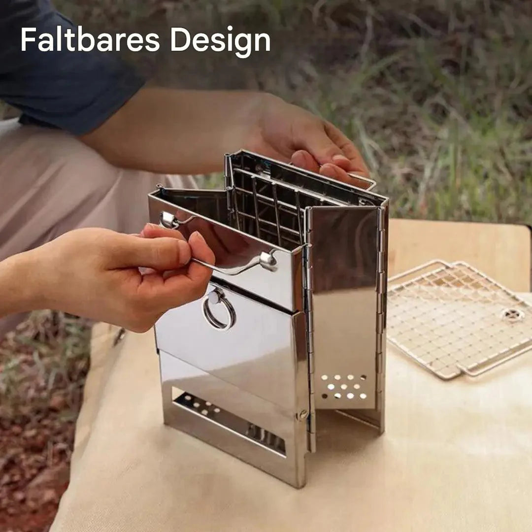 Mobiler Outdoor Campingofen