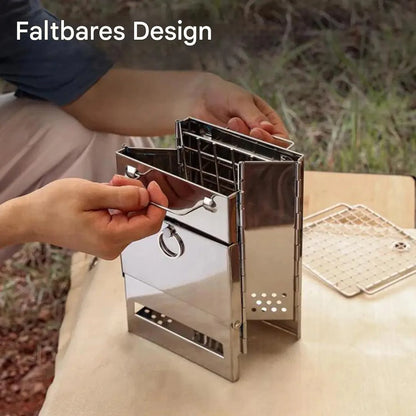 Mobiler Outdoor Campingofen