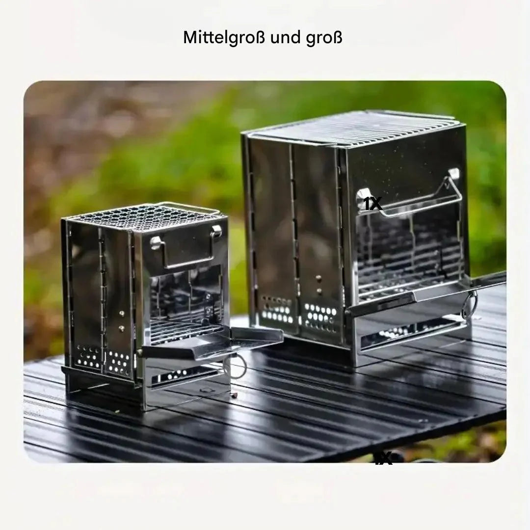 Mobiler Outdoor Campingofen