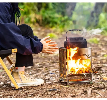 Mobiler Outdoor Campingofen