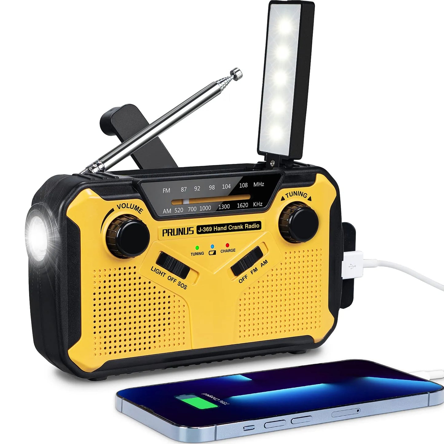 Kompaktes Notfallradio mit Ladefunktion – KrisenWelle