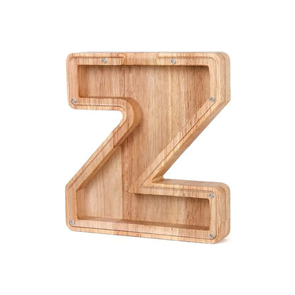 Holzbuchstaben Sparbox - BuchstabenBank