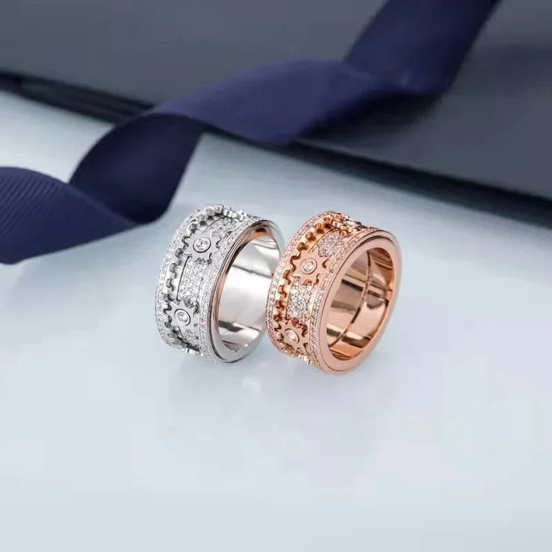 Beruhigungsring aus Edelstahl – Drehring ZenStyle