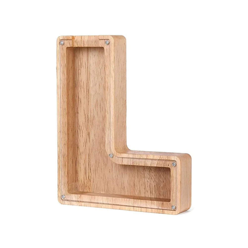 Holzbuchstaben Sparbox - BuchstabenBank
