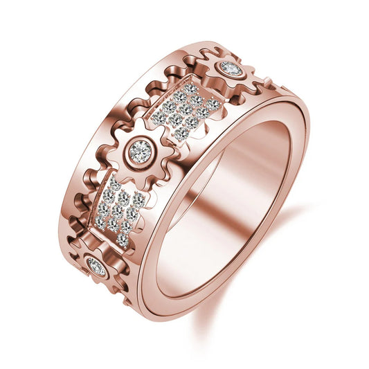 Beruhigungsring aus Edelstahl – Drehring ZenStyle