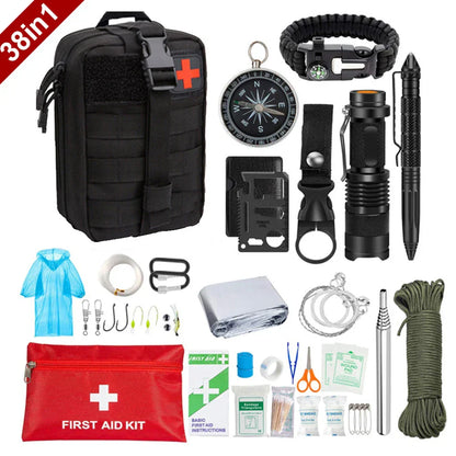 38-in-1 Notfall- und Outdoor-Set – AbenteuerKit