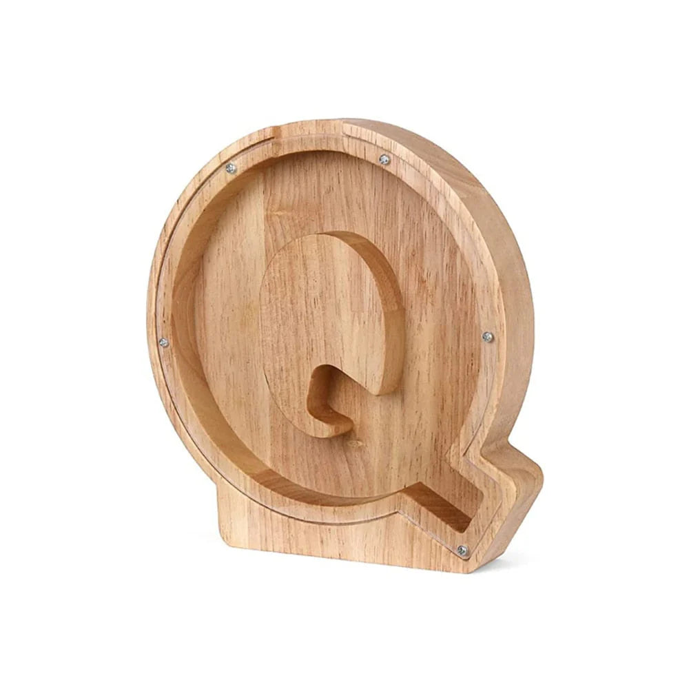Holzbuchstaben Sparbox - BuchstabenBank