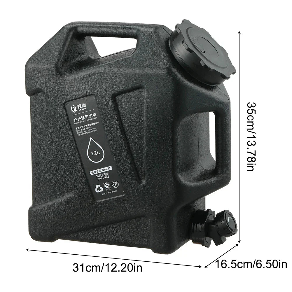Tragbarer 12L Wasserkanister - OutdoorFlow