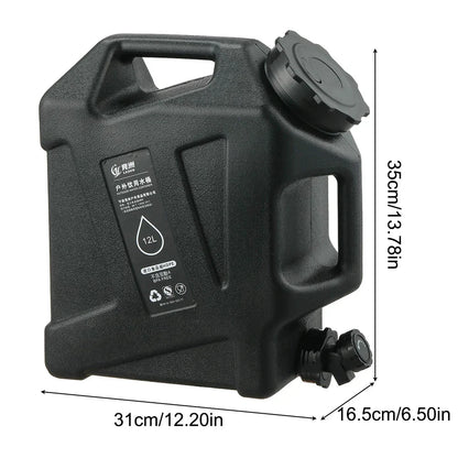 Tragbarer 12L Wasserkanister - OutdoorFlow