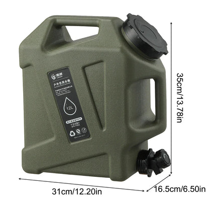Tragbarer 12L Wasserkanister - OutdoorFlow